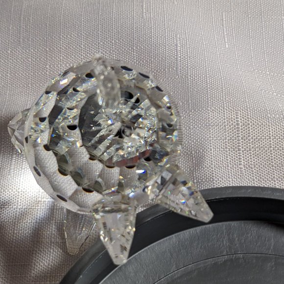 Great Vtg Swarovski Crystal Pig With Original Box Mint Reflects Light Signed - Picture 3 of 12